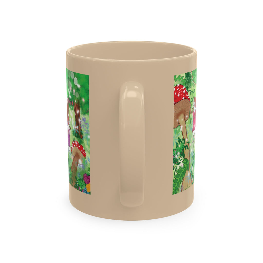 Enchanted Mushroom Fairy Ceramic Mug