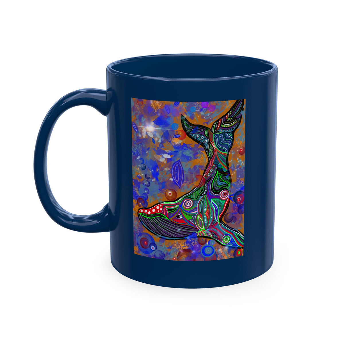 Whale Art Ceramic Mug