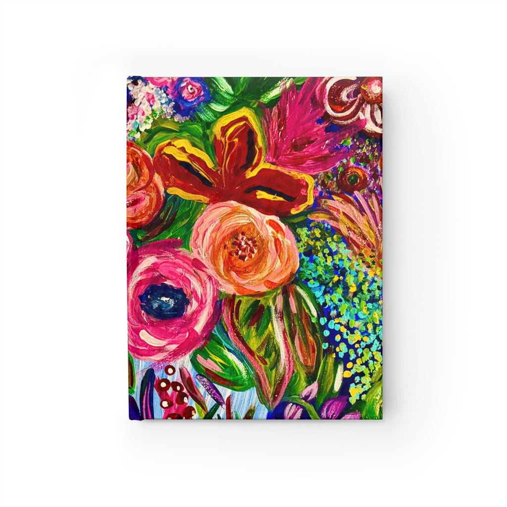 Vibrant Floral Journal – Colorful Botanical Sketchbook for Artists and Nature Lovers