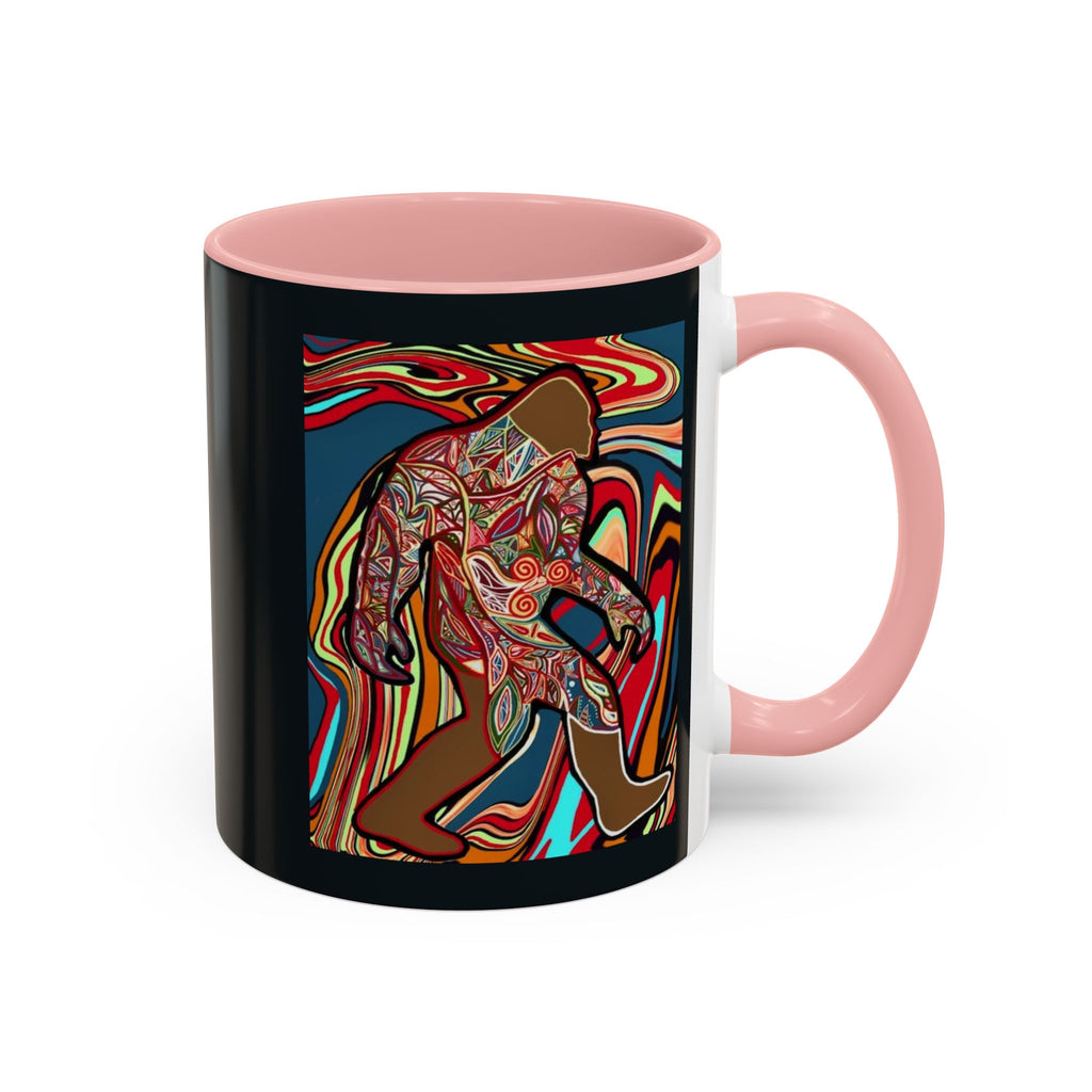 Colorful Bigfoot Accent Coffee Mug
