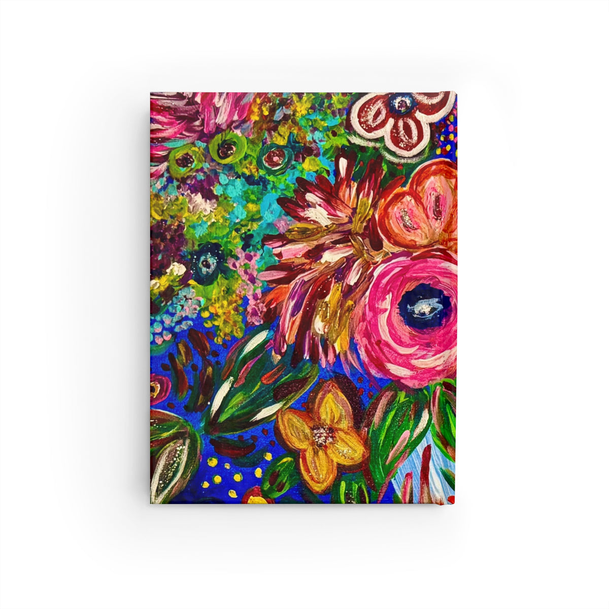 Vibrant Floral Journal – Colorful Botanical Sketchbook for Artists and Nature Lovers