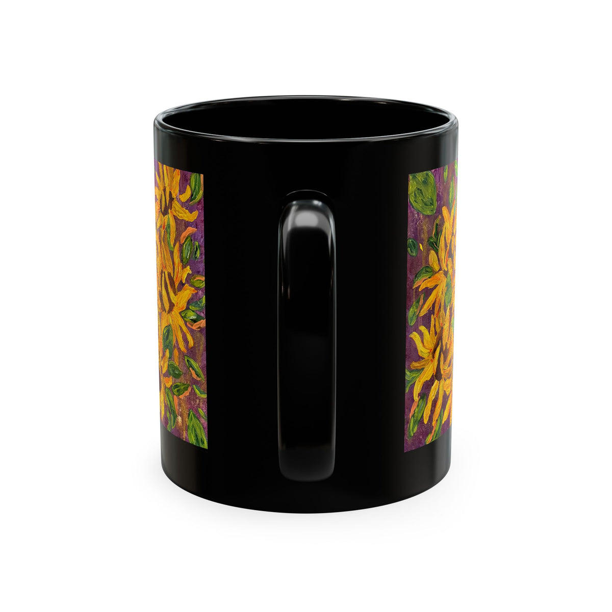Sunflower Art Ceramic Mug