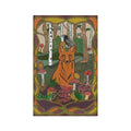 Woodland Fox Tea Towel – Autumn Mushroom Forest Microfiber Kitchen Towel