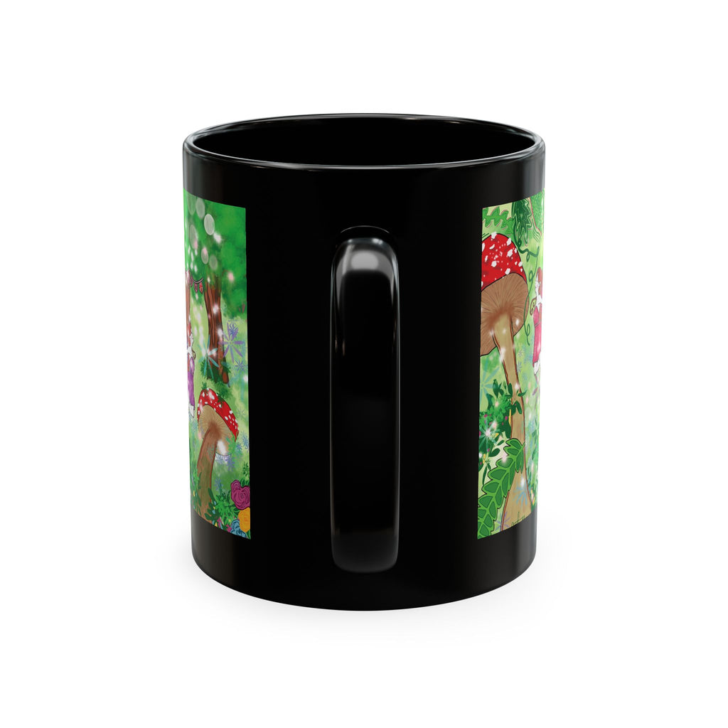 Enchanted Mushroom Fairy Ceramic Mug