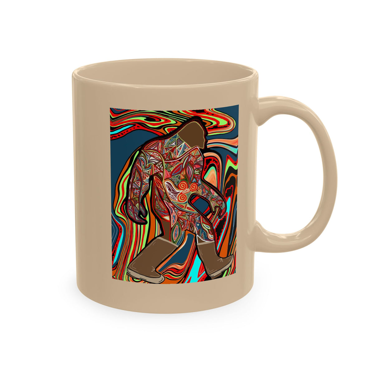 Bigfoot Art Coffee Mug