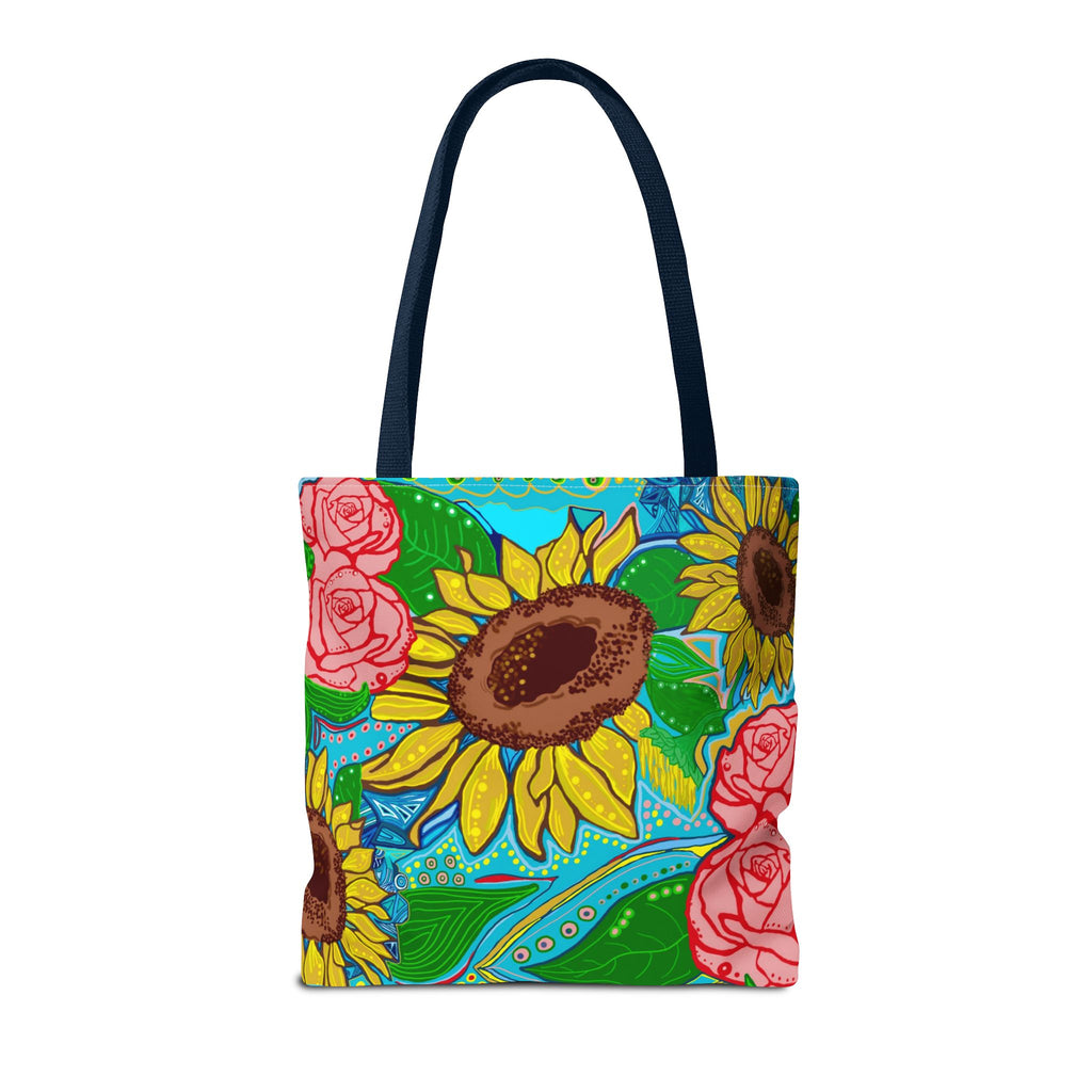 Sunflower & Rose Tote Bag