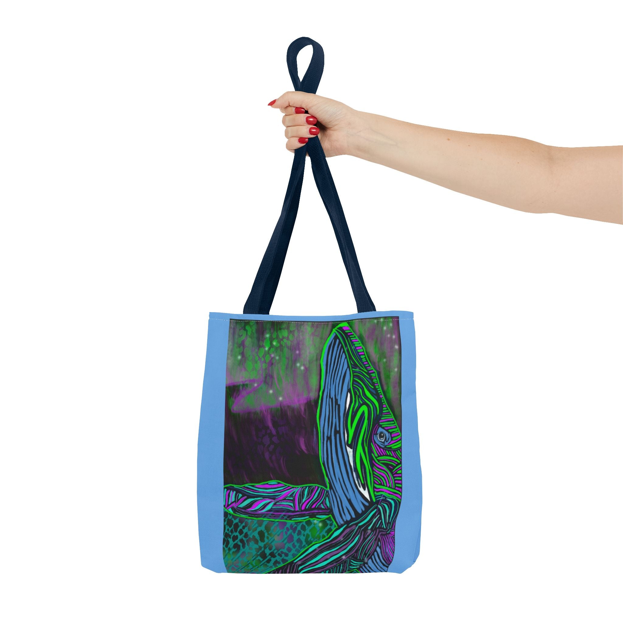 Colorful Whale Tote
