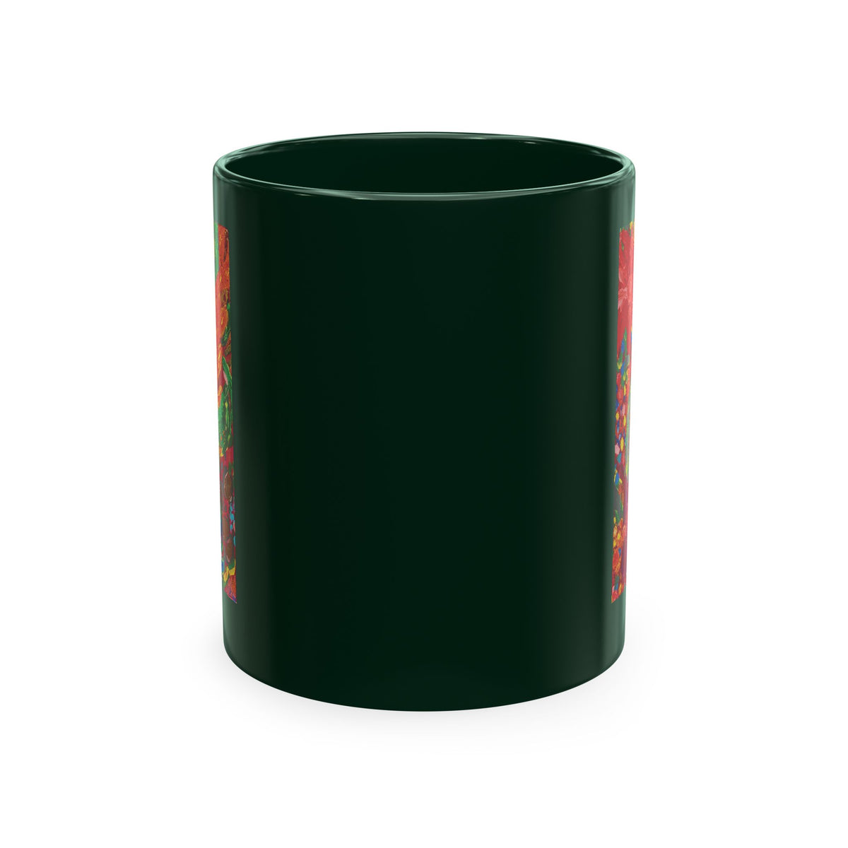 Floral Fiesta Ceramic Mug — Colorful Garden Art Coffee Cup