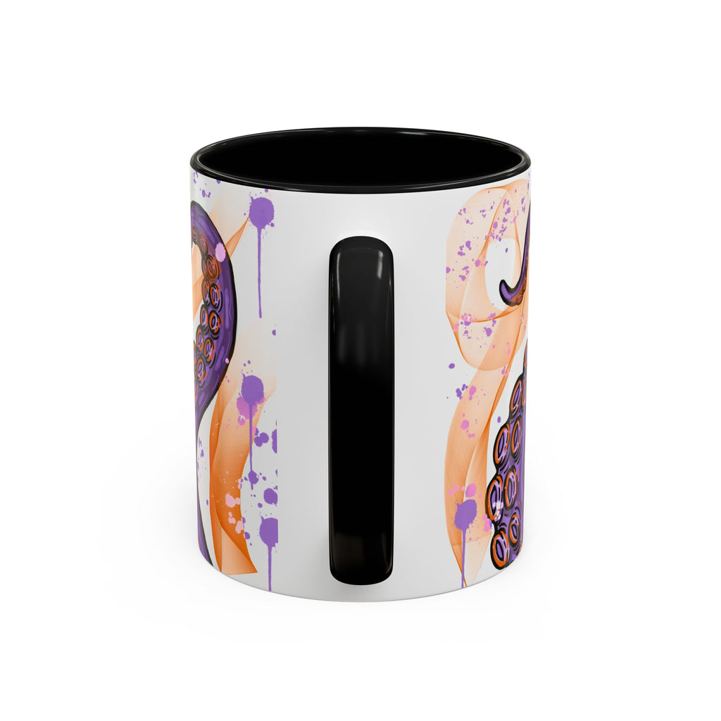 Octopus Tentacle Accent Coffee Mug