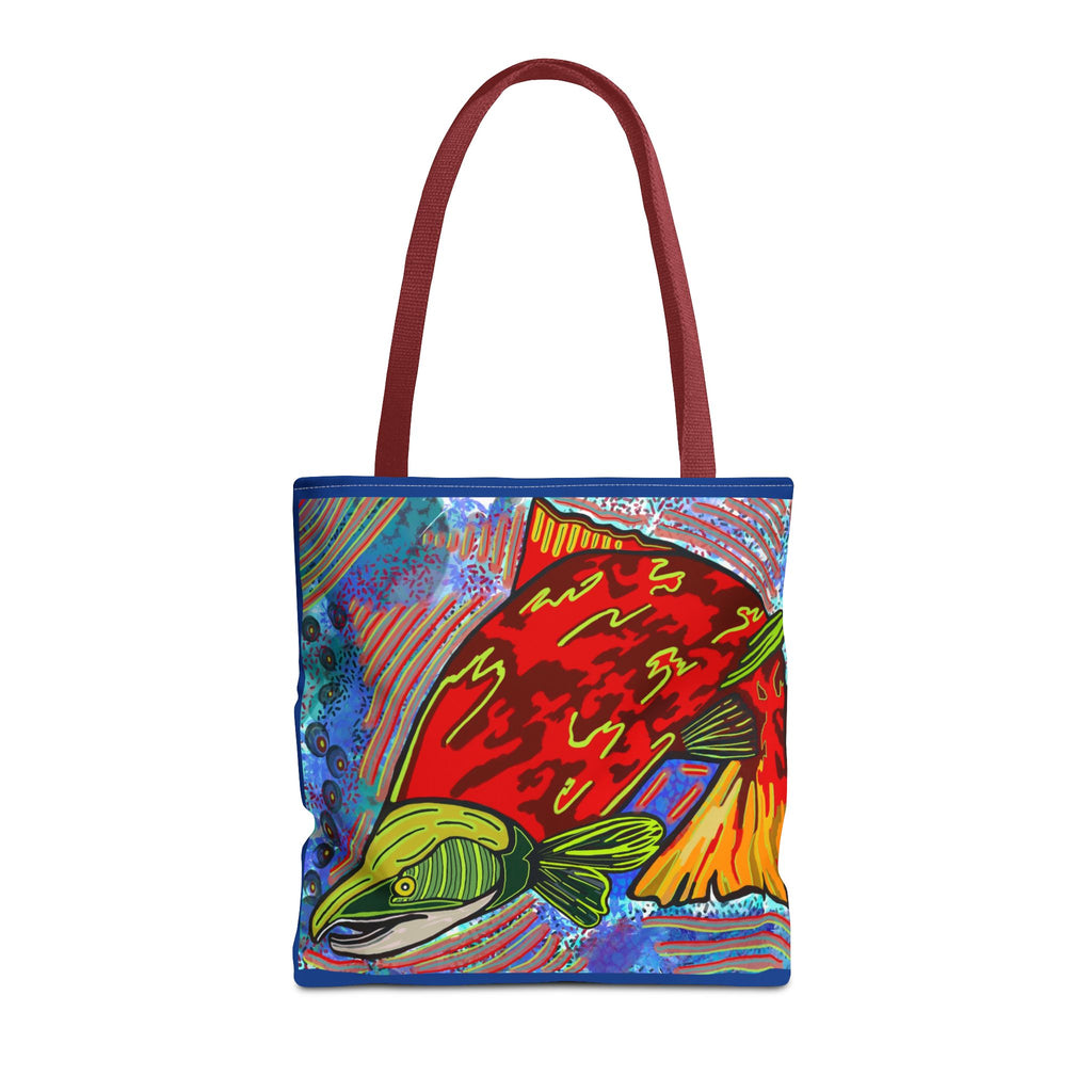 Colorful Fish Tote Bag - Vibrant Design for Beach Days & Eco-Friendly Shopping