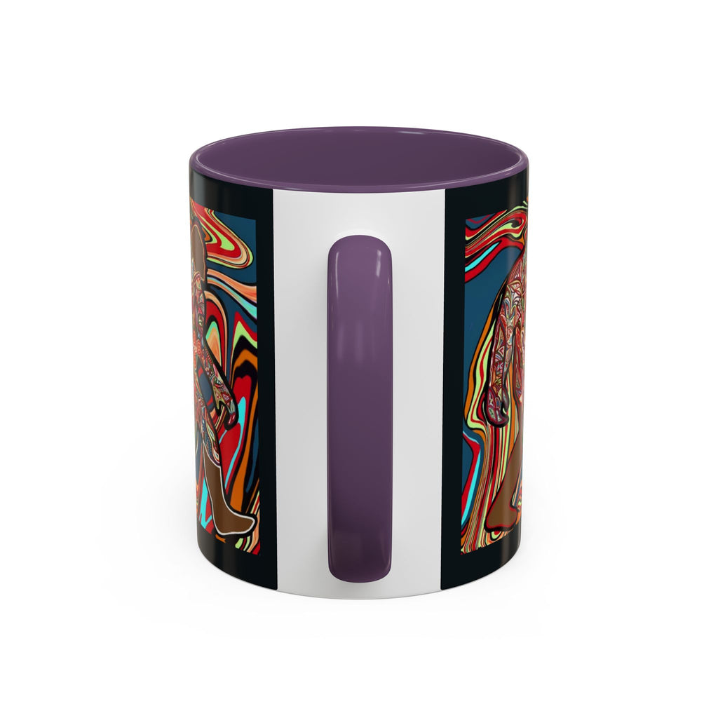 Colorful Bigfoot Accent Coffee Mug