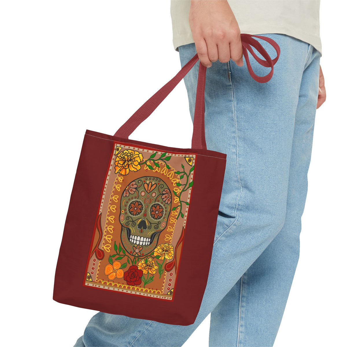 Sugar Skull Tote Bag