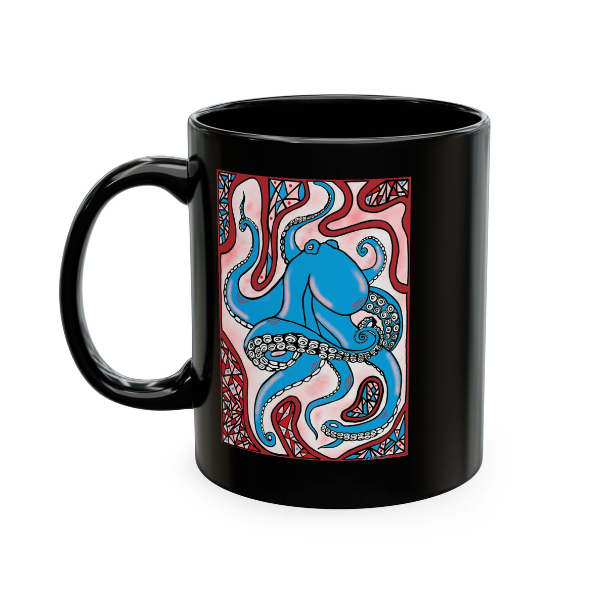 Octopus Art Ceramic Mug