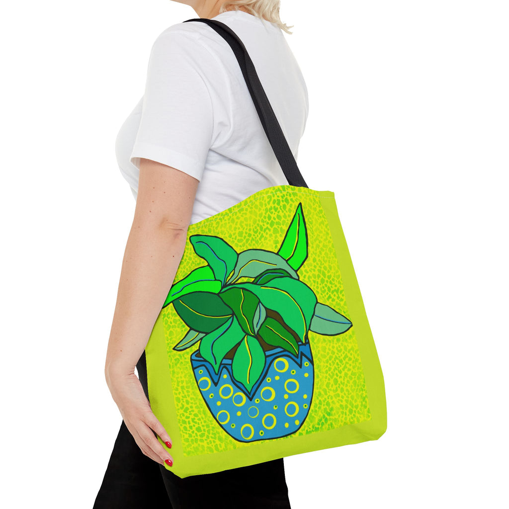Plant Print Tote