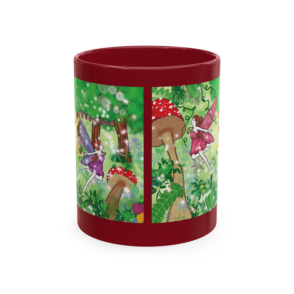 Enchanted Mushroom Fairy Ceramic Mug