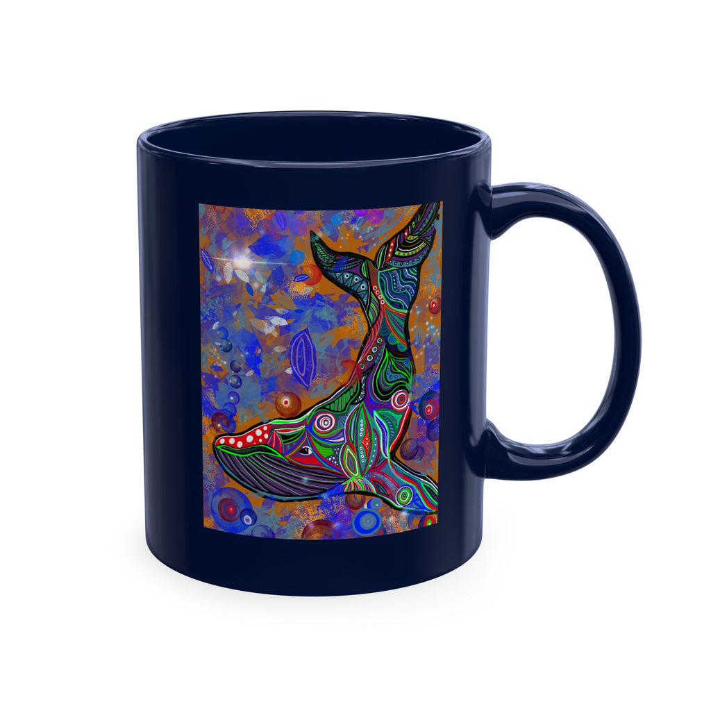 Whale Art Ceramic Mug