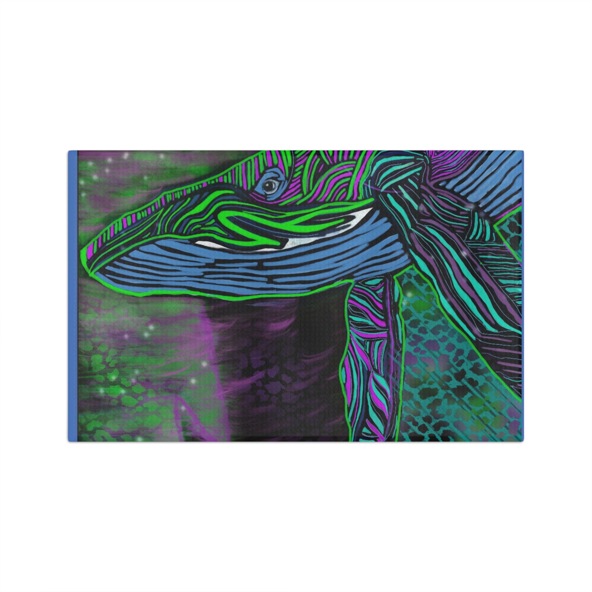 Humpback Whale Microfiber Tea Towel