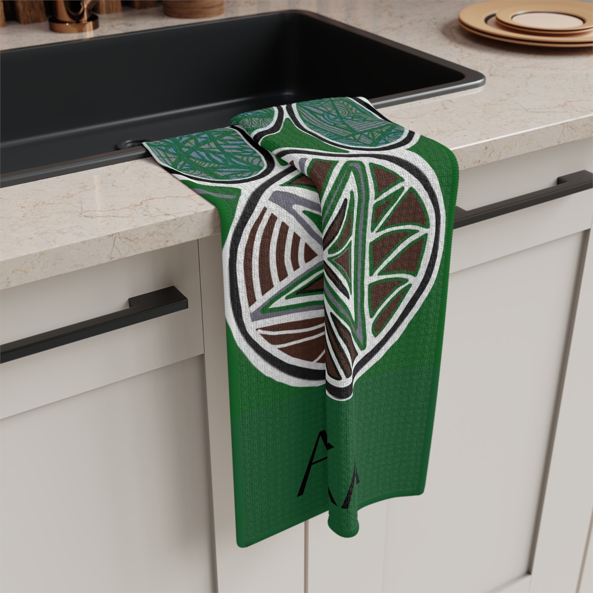 Alaska Bear Paw Microfiber Tea Towel