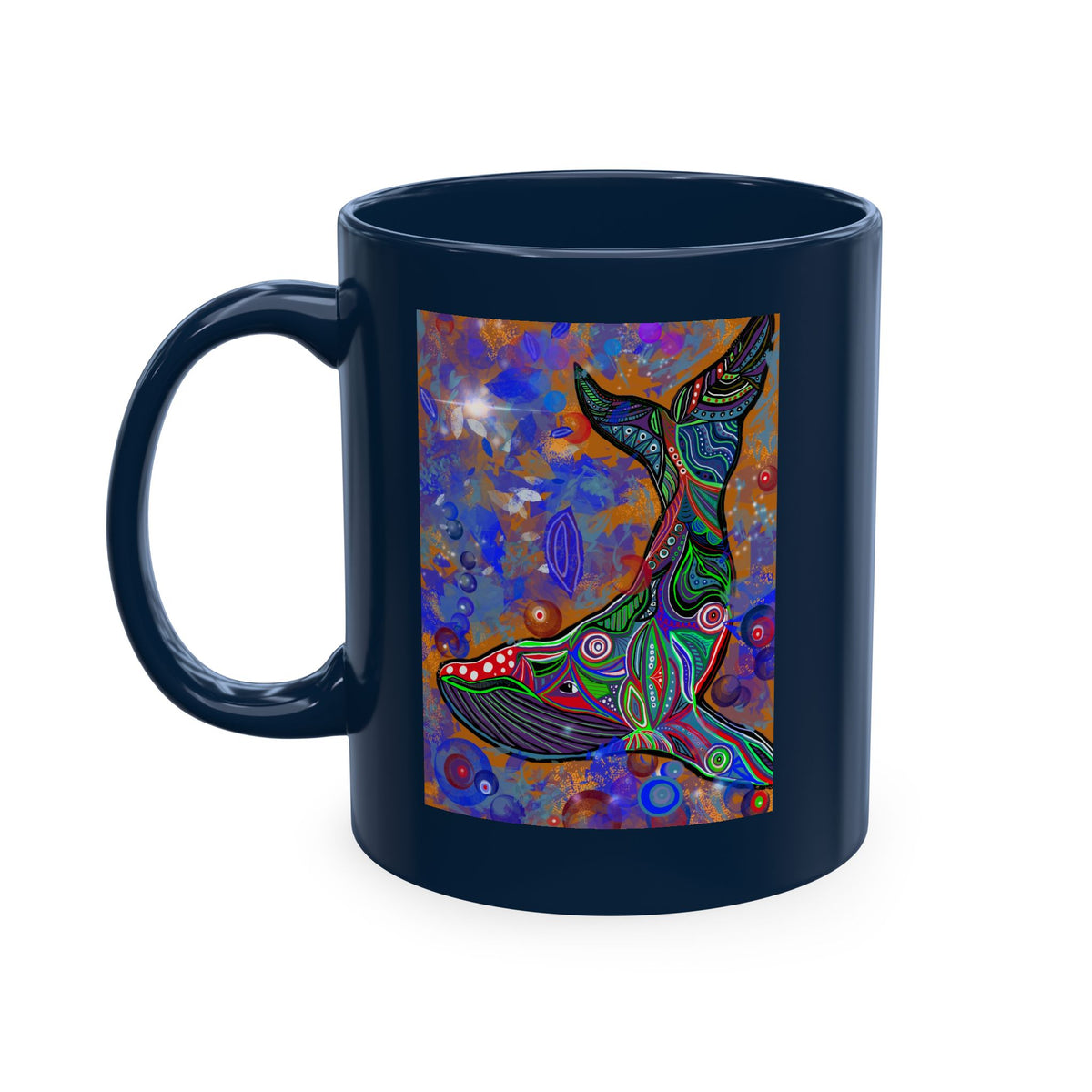 Whale Art Ceramic Mug