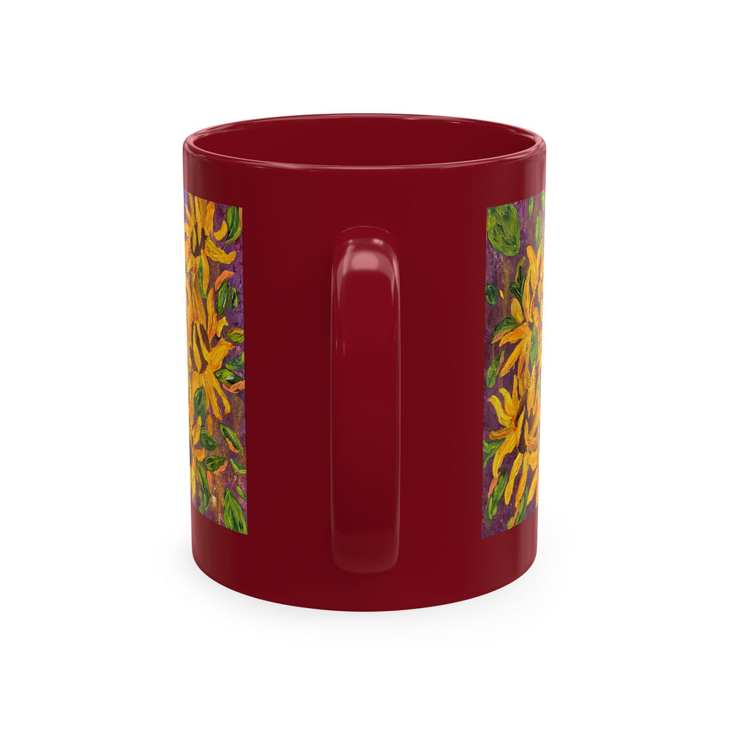 Sunflower Art Ceramic Mug