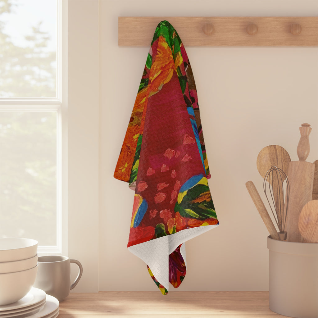 Floral Fiesta Microfiber Tea Towel