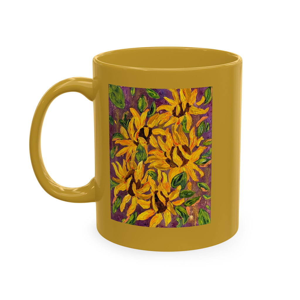 Sunflower Art Ceramic Mug