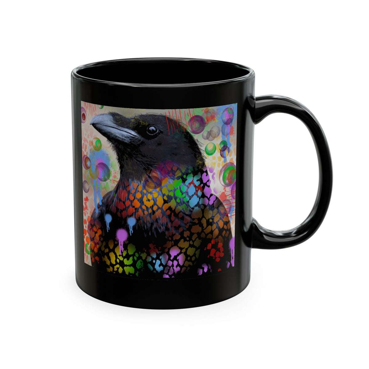 Colorful Raven