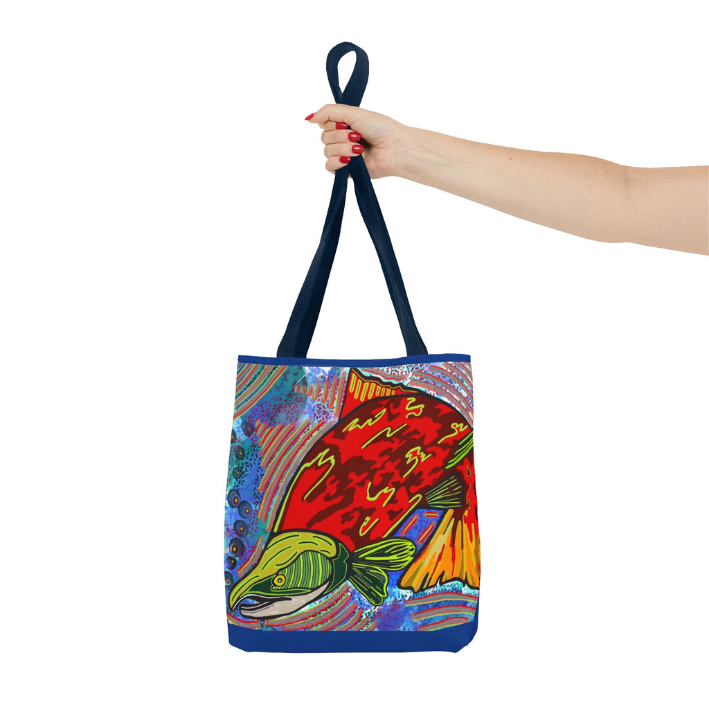 Colorful Fish Tote Bag - Vibrant Design for Beach Days & Eco-Friendly Shopping