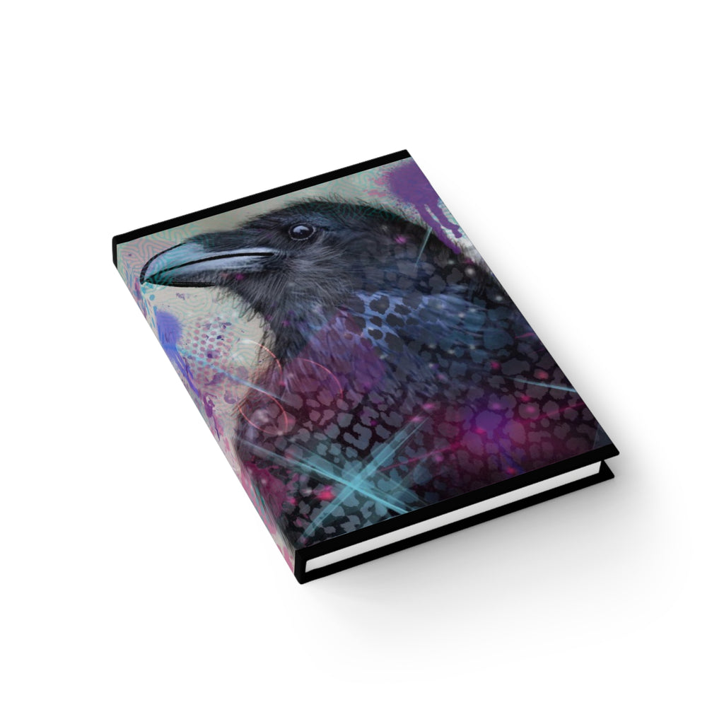 Mystical Raven Journal - Blank Sketchbook with Artistic Design