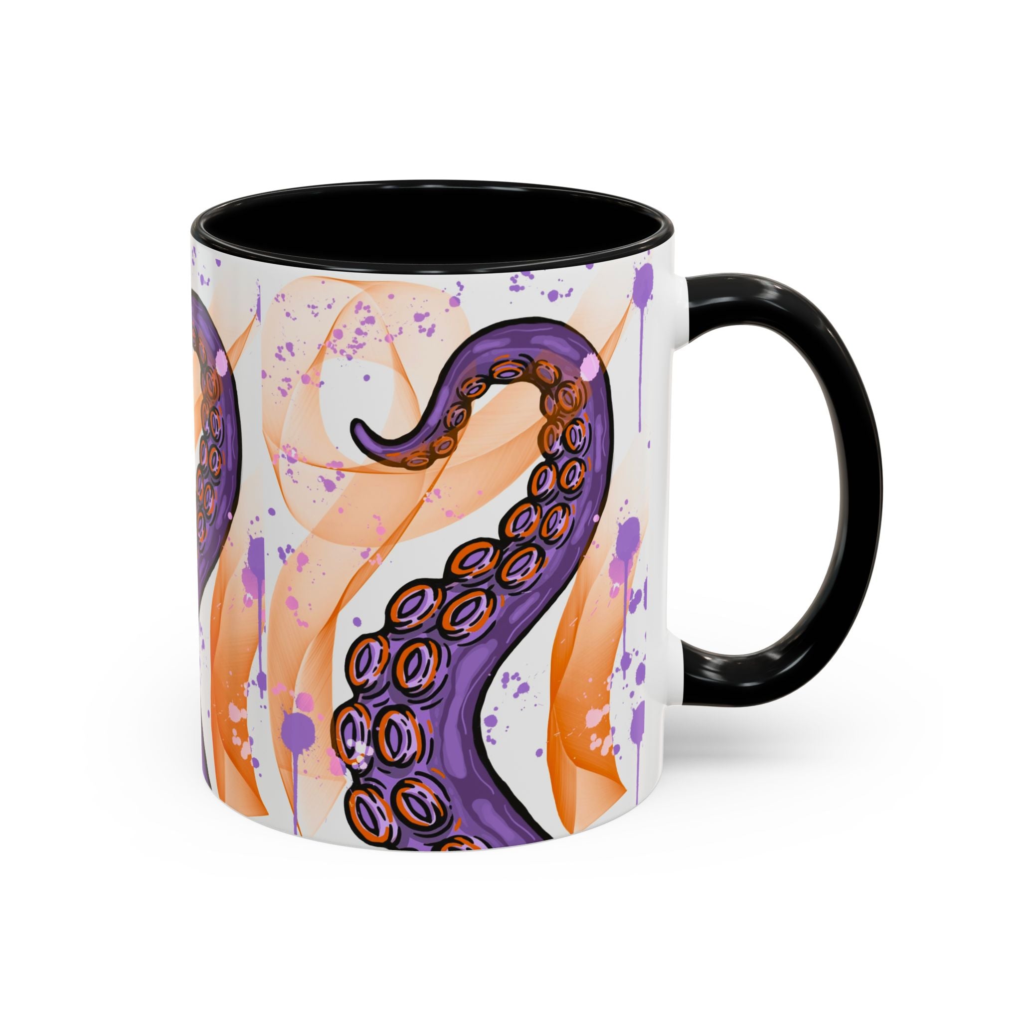 Octopus Tentacle Accent Coffee Mug
