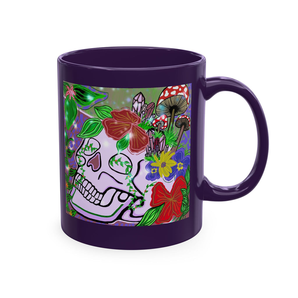 — Colorful Floral Day of the Dead Coffee Cup