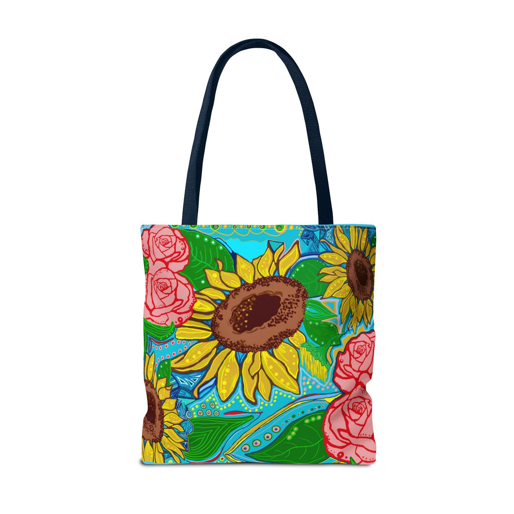 Sunflower & Rose Tote Bag