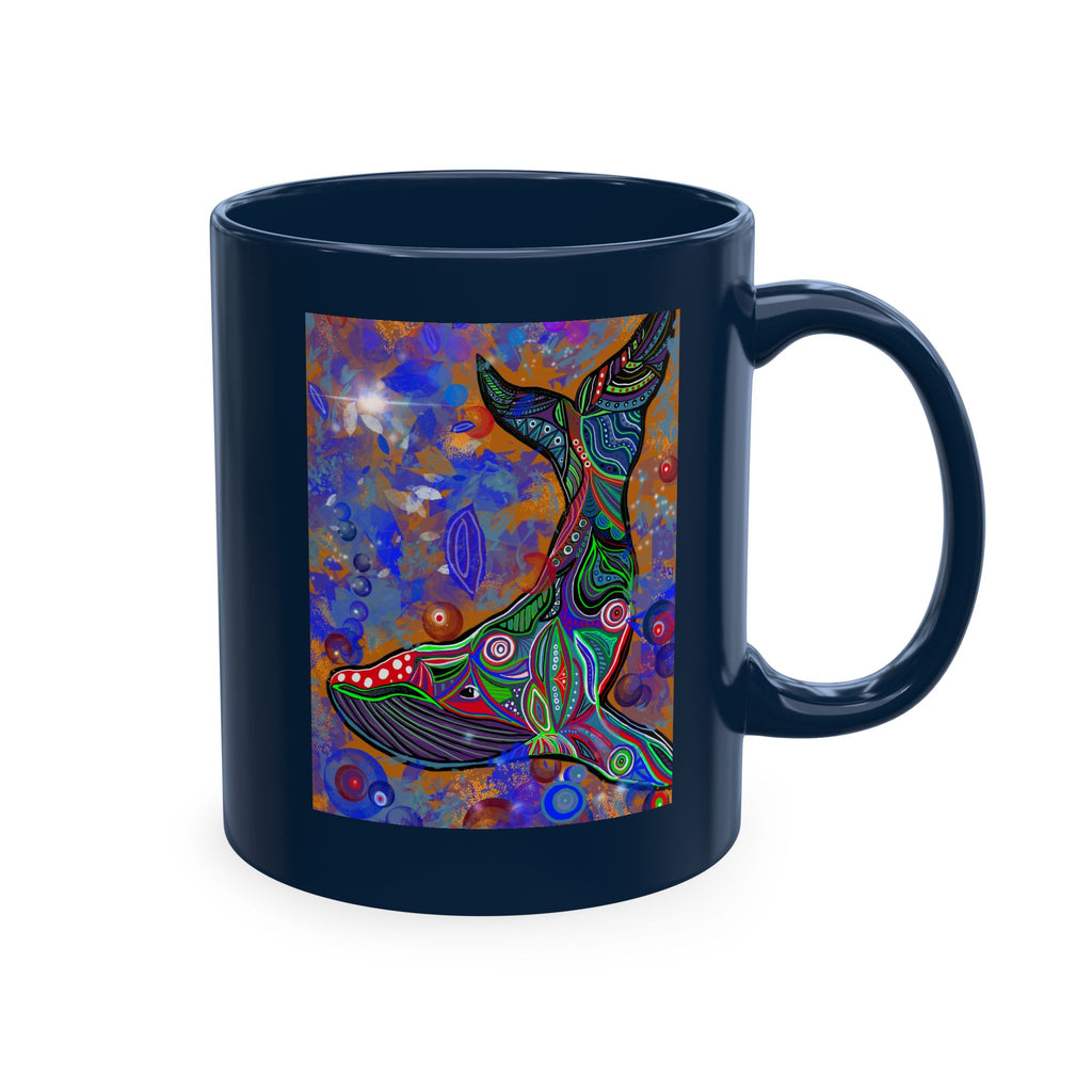 Whale Art Ceramic Mug