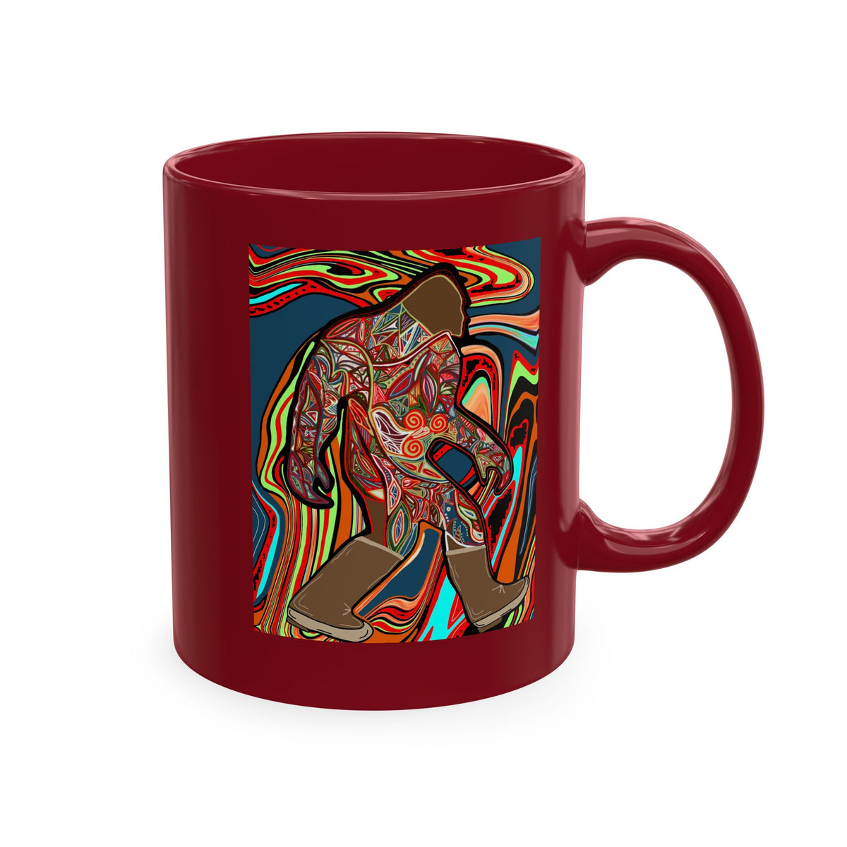 Bigfoot Art Coffee Mug