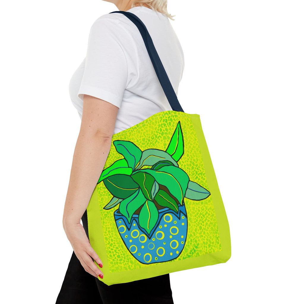 Plant Print Tote