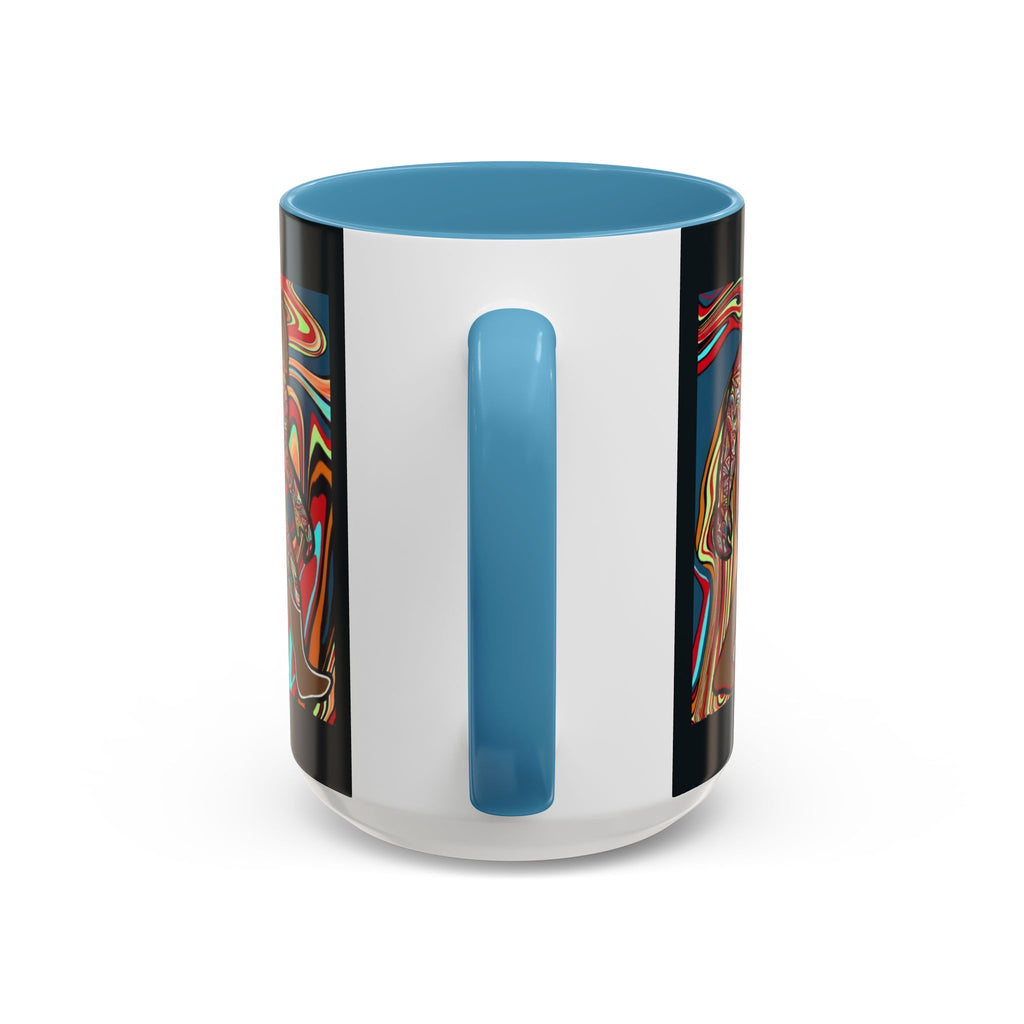 Colorful Bigfoot Accent Coffee Mug