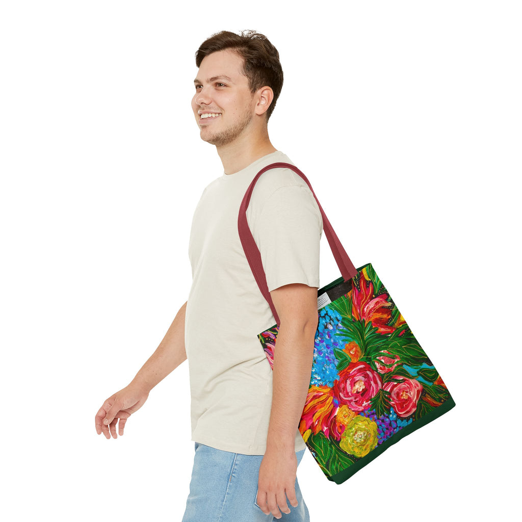 Vibrant Floral Tote Bag
