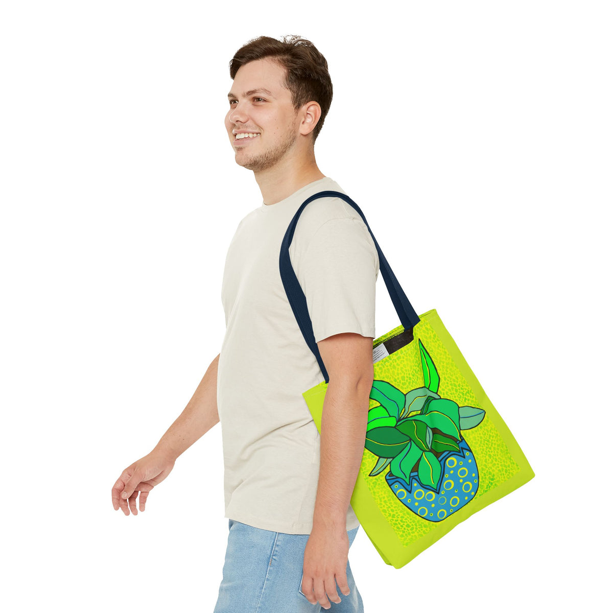 Plant Print Tote