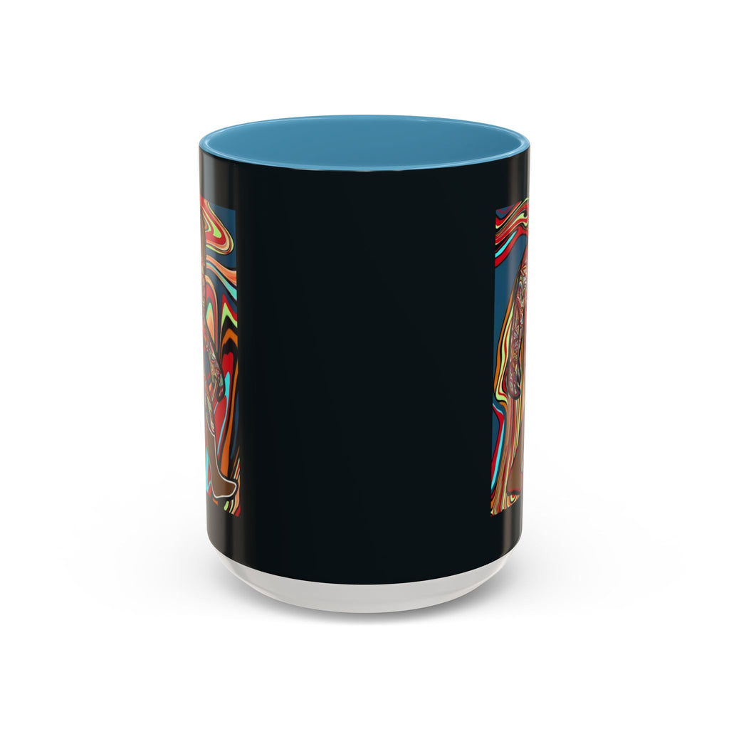 Colorful Bigfoot Accent Coffee Mug