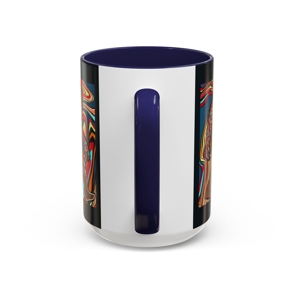 Colorful Bigfoot Accent Coffee Mug