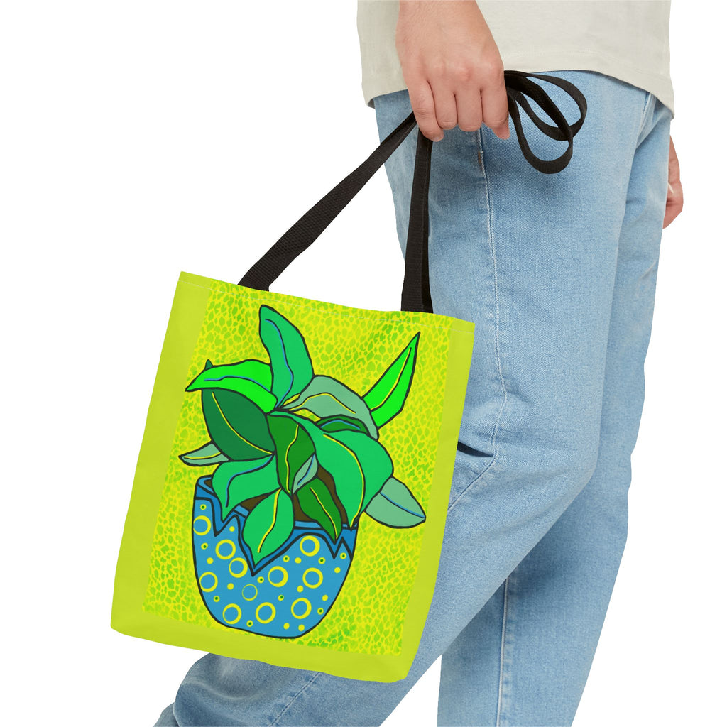 Plant Print Tote
