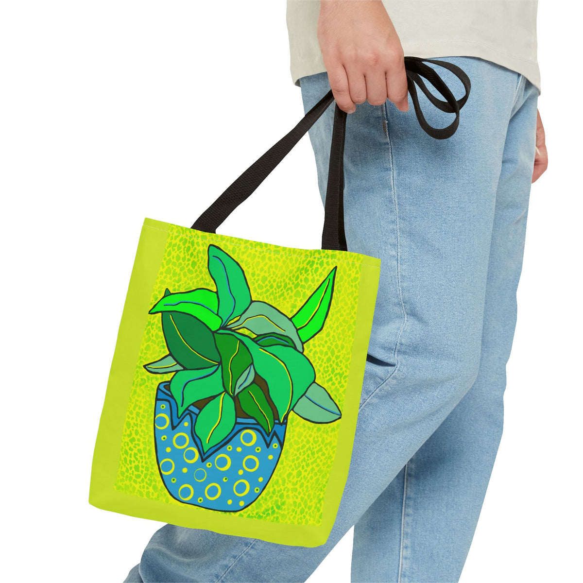 Plant Print Tote