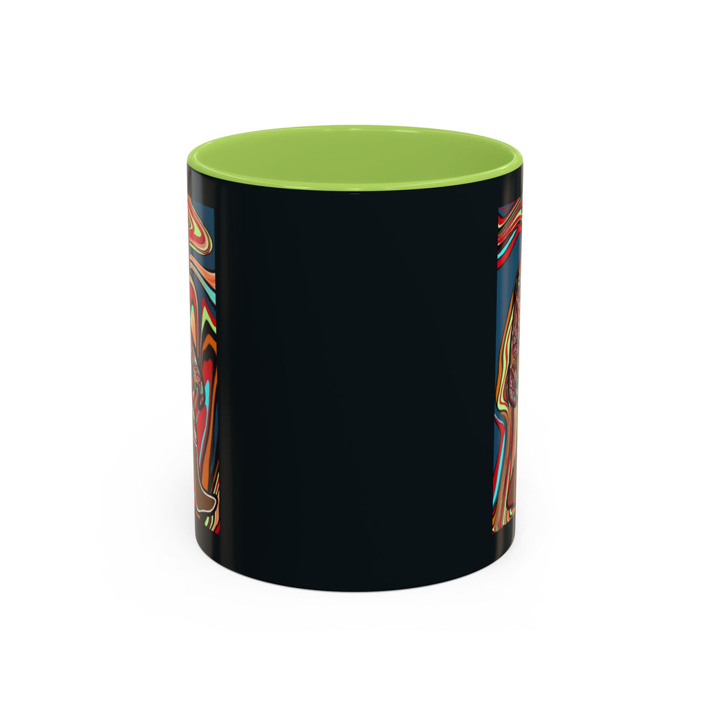Colorful Bigfoot Accent Coffee Mug
