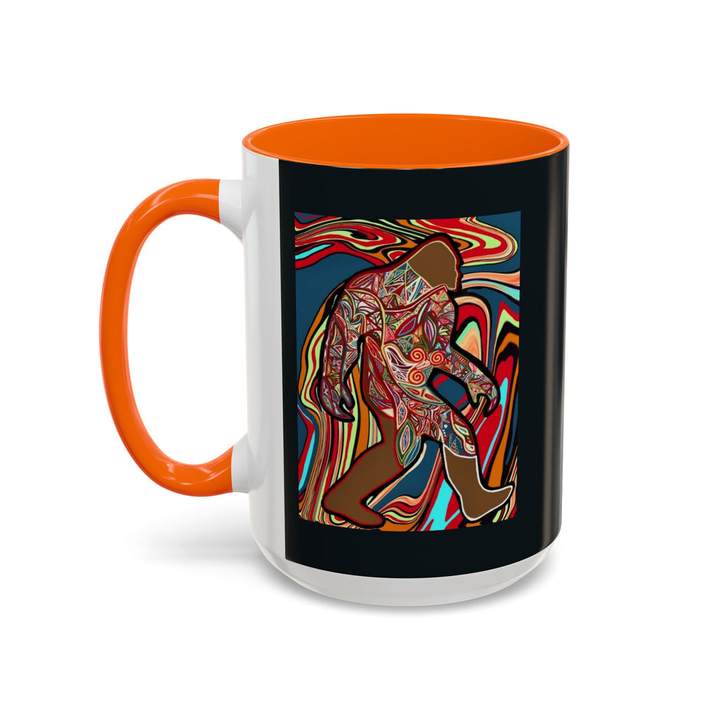 Colorful Bigfoot Accent Coffee Mug