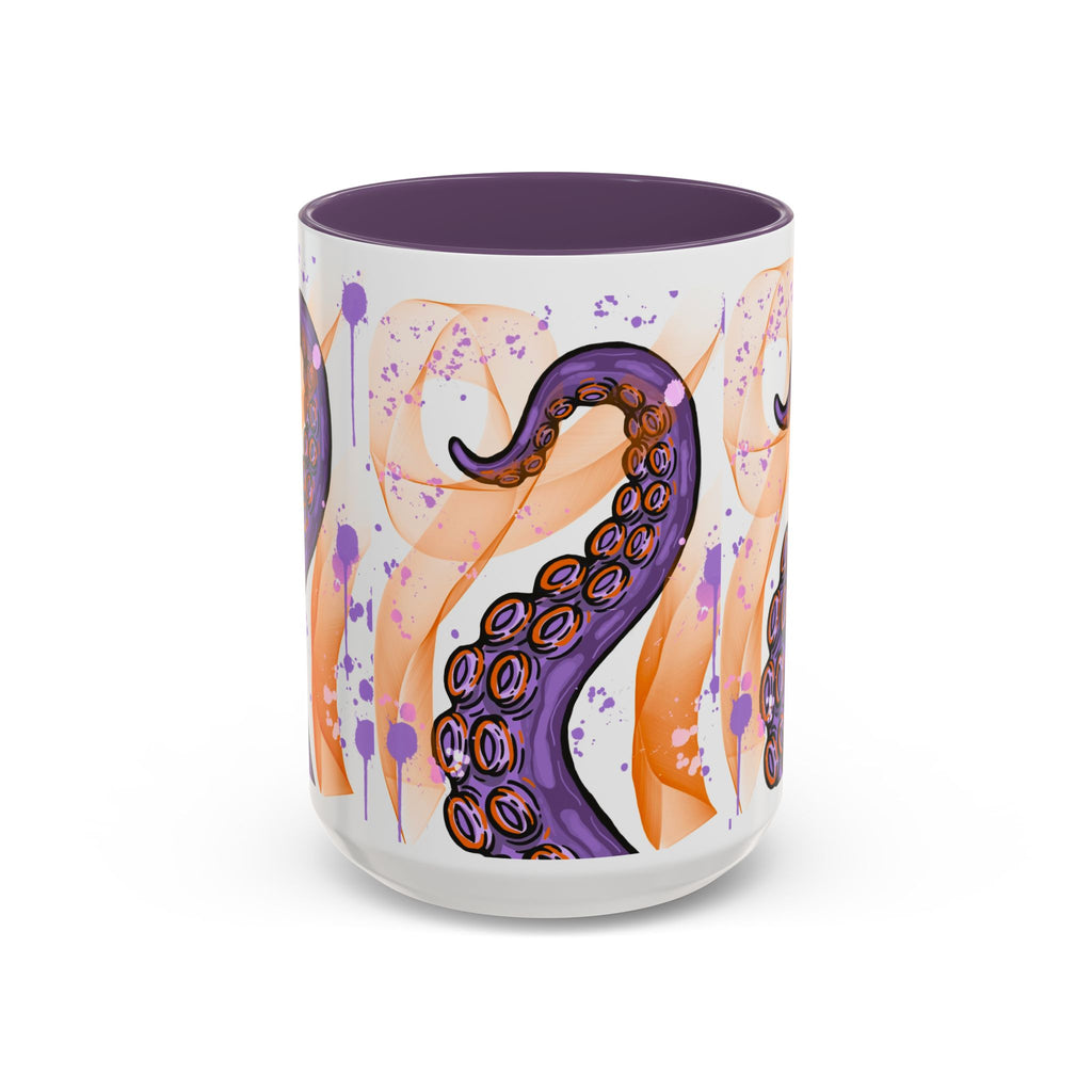 Octopus Tentacle Accent Coffee Mug