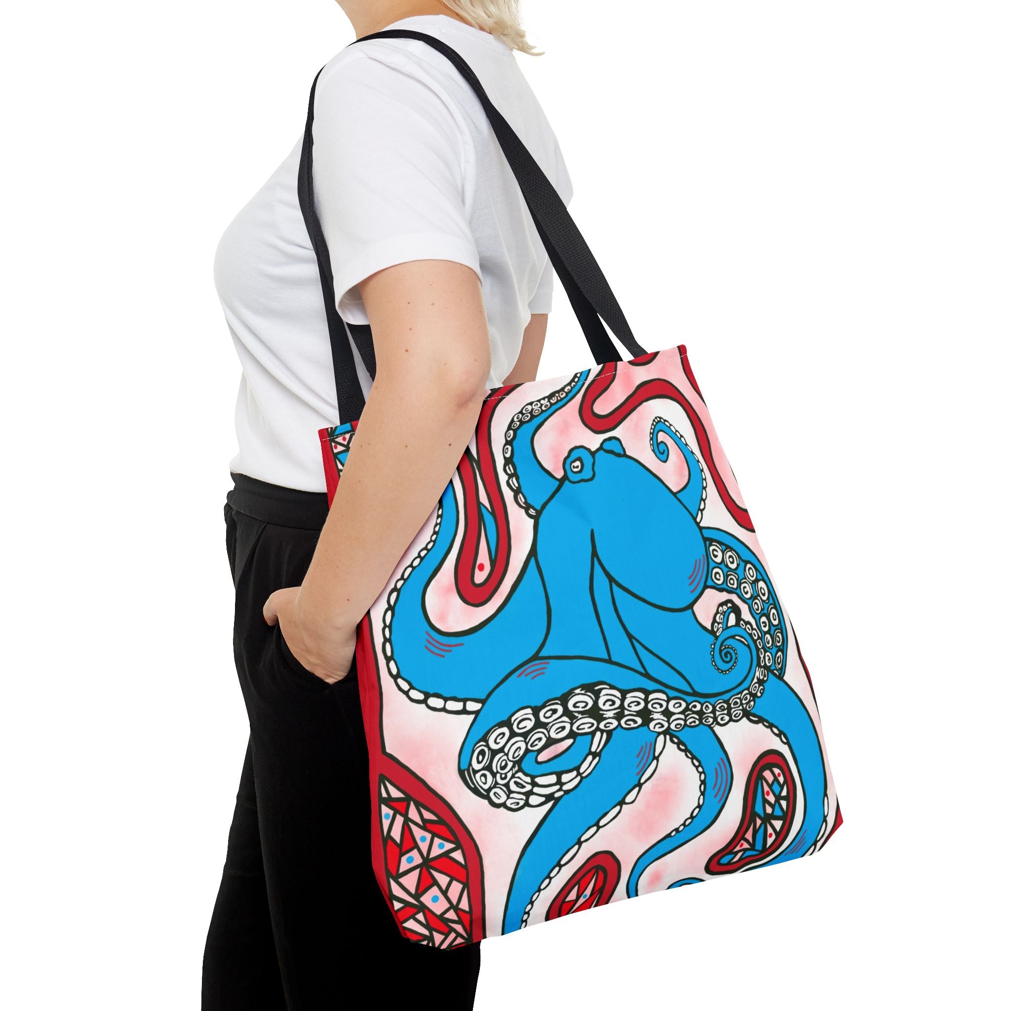 Colorful Octopus Tote Bag - Vibrant Art for Ocean Lovers