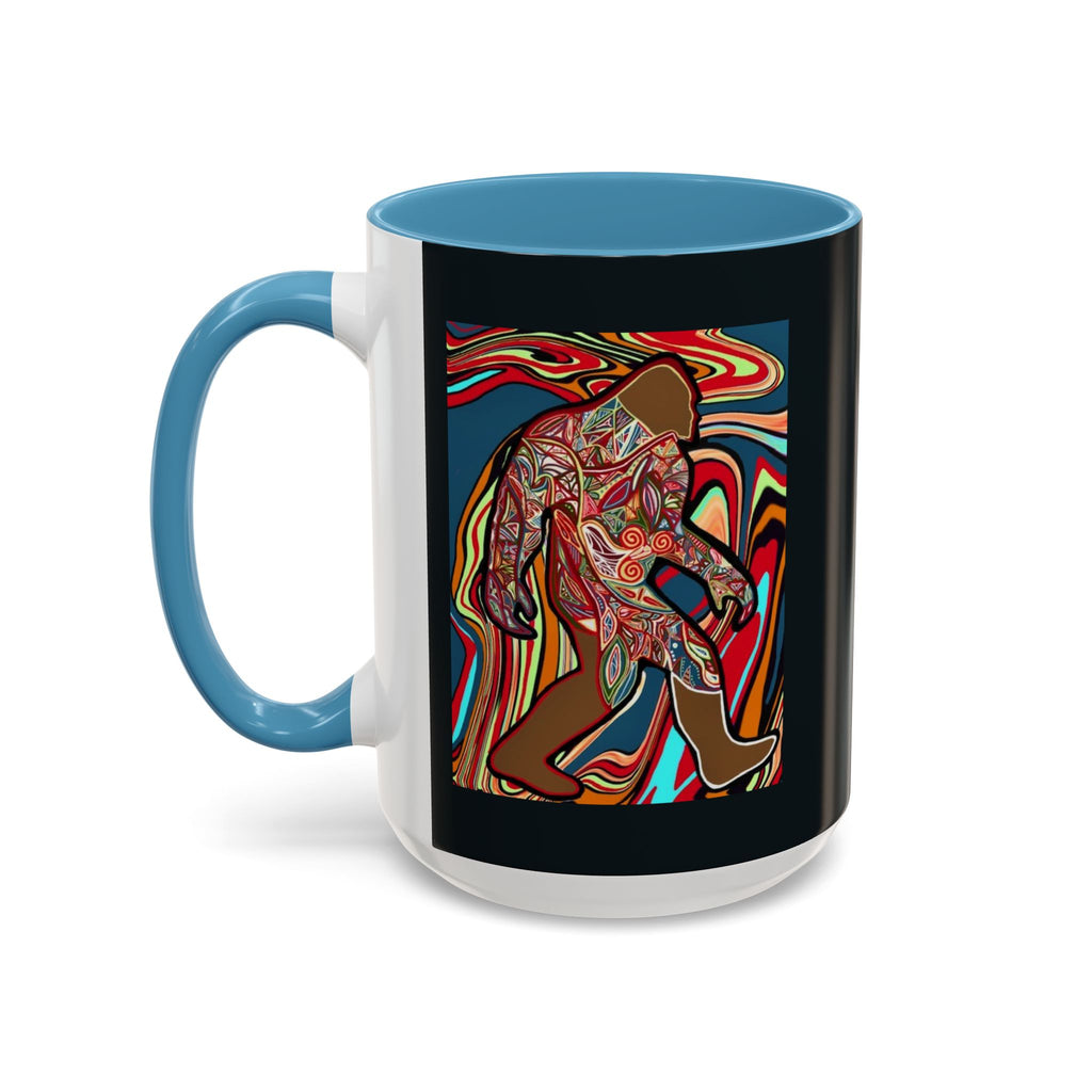 Colorful Bigfoot Accent Coffee Mug