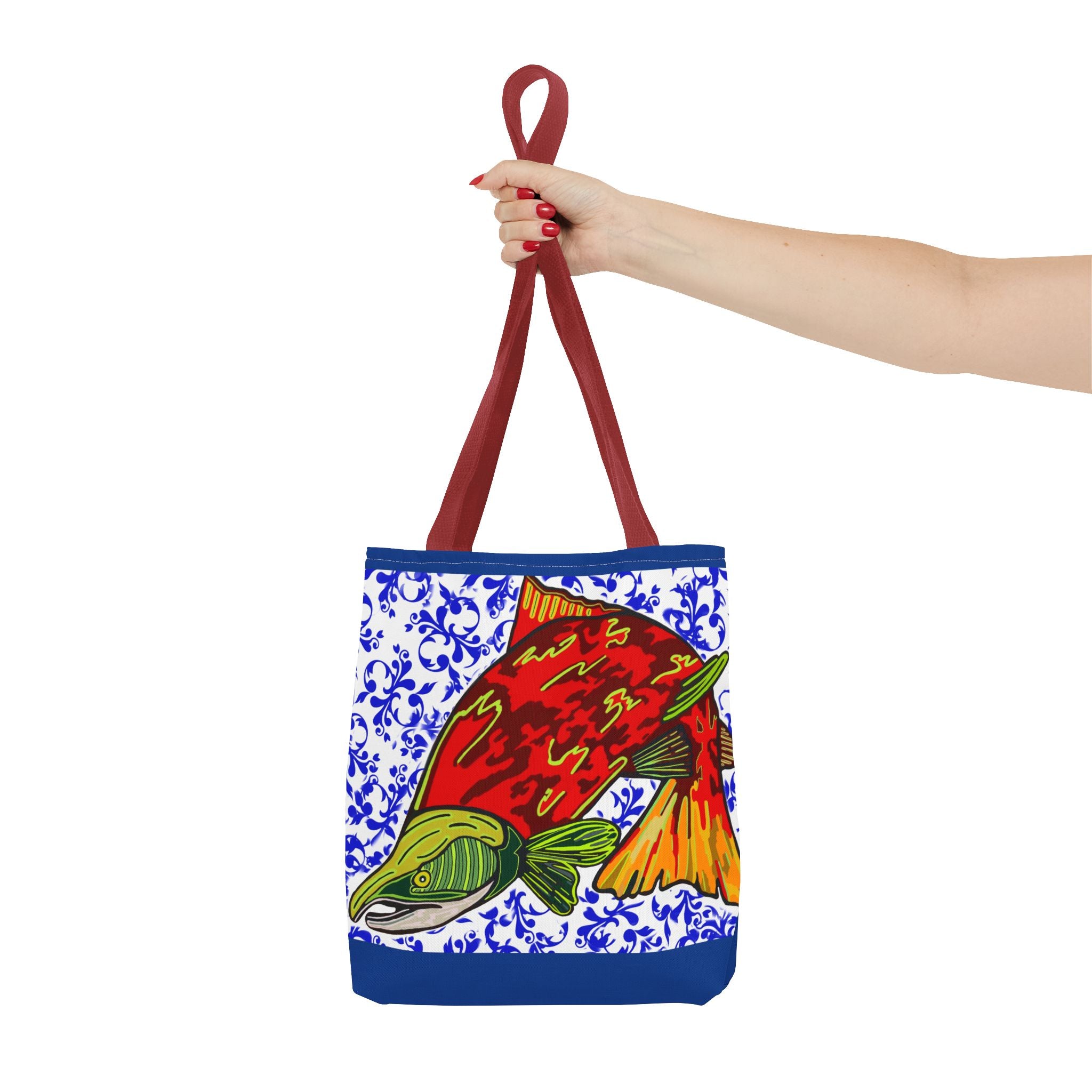 Vibrant Fish Design Tote Bag - Stylish & Functional Carryall