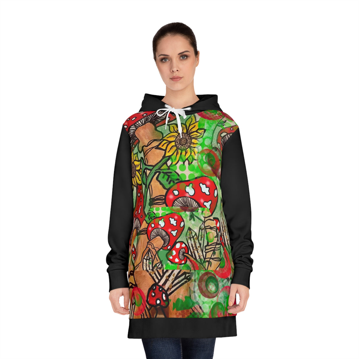 Mushroom  Hoodie Dress
