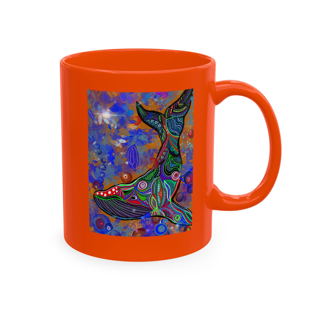 Whale Art Ceramic Mug